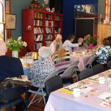 Friends of the Library enjoying the Luncheon