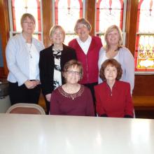 Friends of the Library officers and members