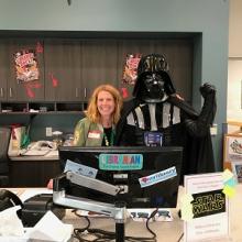 The 501st Legion Wisconsin Garrison visited for Star Wars day in June 2018. 275 people attended!
