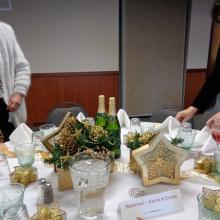 Decorated table