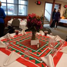 Decorated table