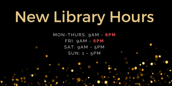 New library hours