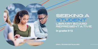Seeking a student library board rep in grades 9-12