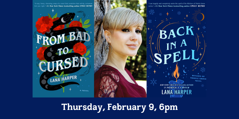 Lana Harper Thu Feb 9, 6pm
