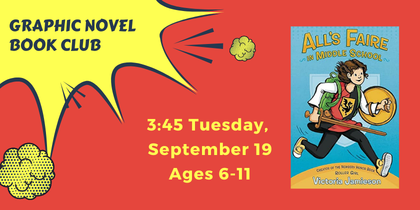 September 2023 Graphic novel book Club